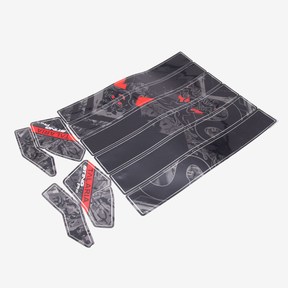 Talaria Graphic Kit Dark Vein Dragon Red 7