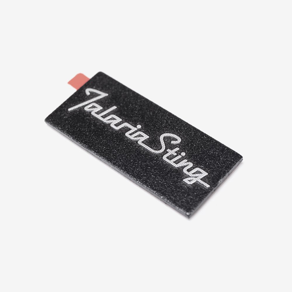 Battery Pack Holder Cover STING Label