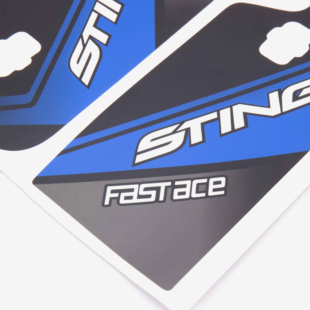 FastAce Front Fork Stickers Blue 4