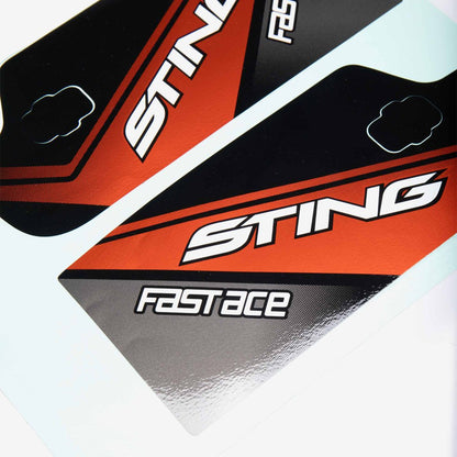 FastAce Front Fork Stickers Orange 4
