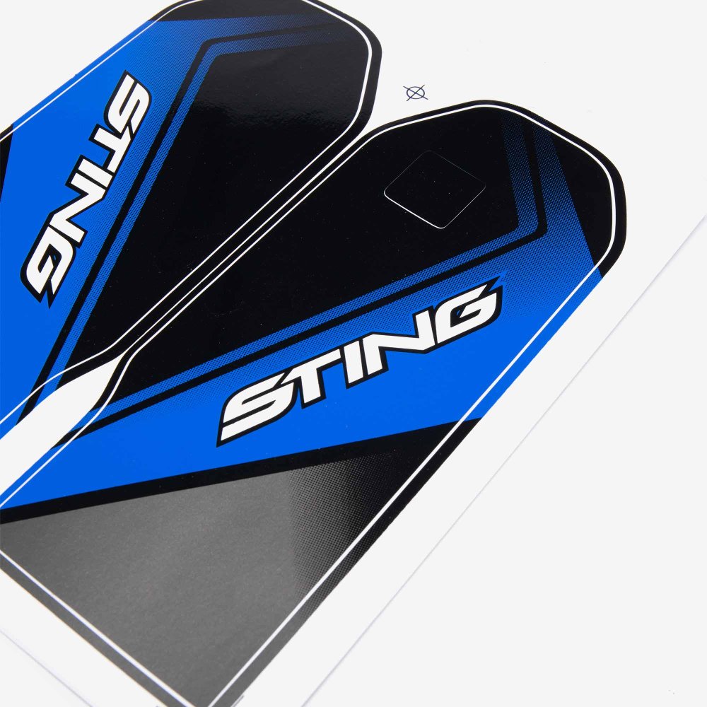 Talaria Front Fork Stickers Blue 2