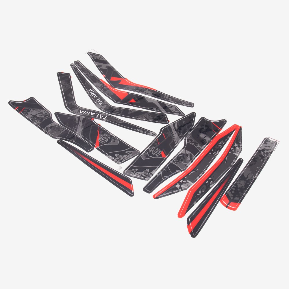 Talaria Graphic  Kit Dark Vein Dragon Red 6