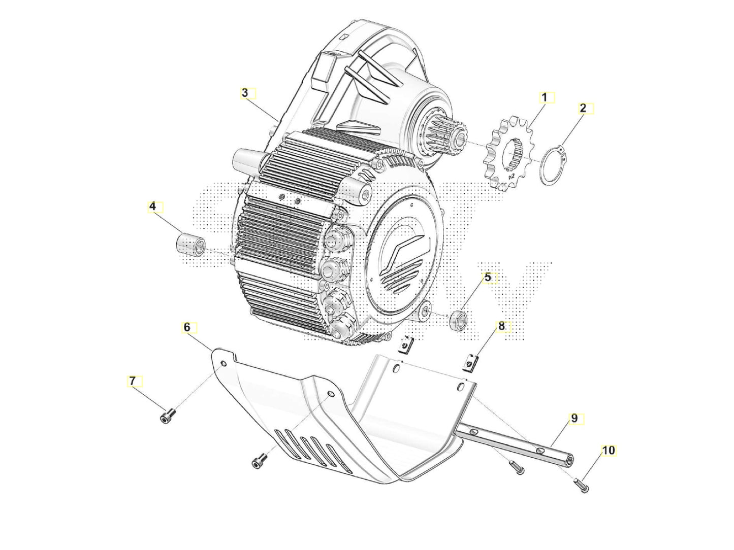 SWM BINSEN Motor Ersatzteile