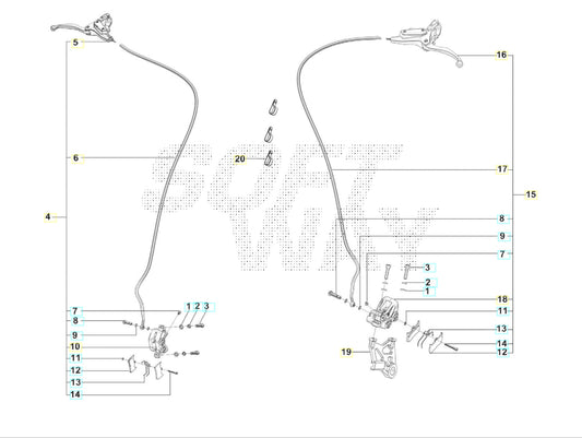 SWM BINSEN Bremsanlage Ersatzteile