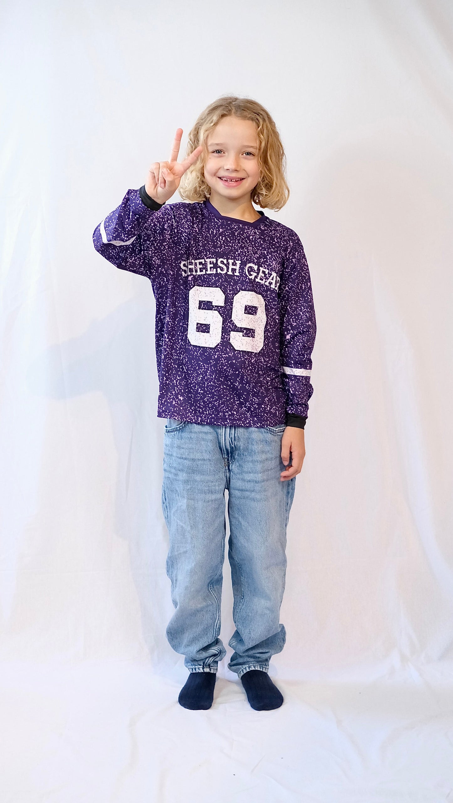 SHEESH KIDS 69er Partylaps Jersey PurpleHaze