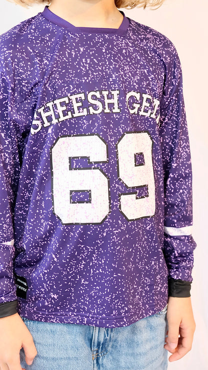 SHEESH KIDS 69er Partylaps Jersey PurpleHaze