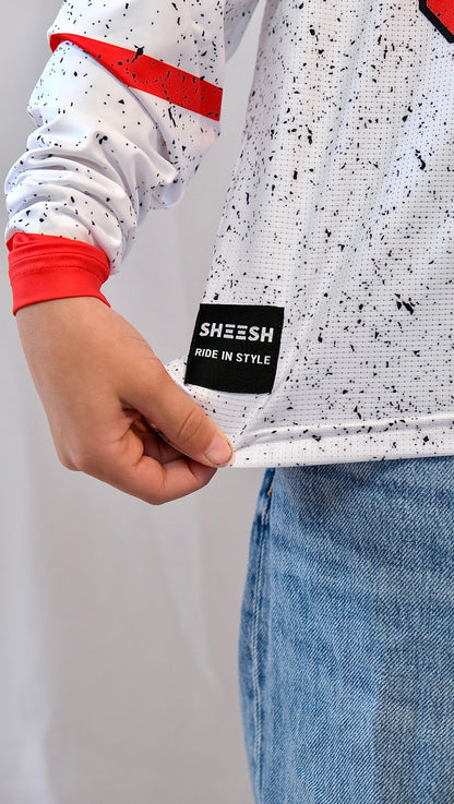 SHEESH KIDS 69er Partylaps Jersey BloodWhite