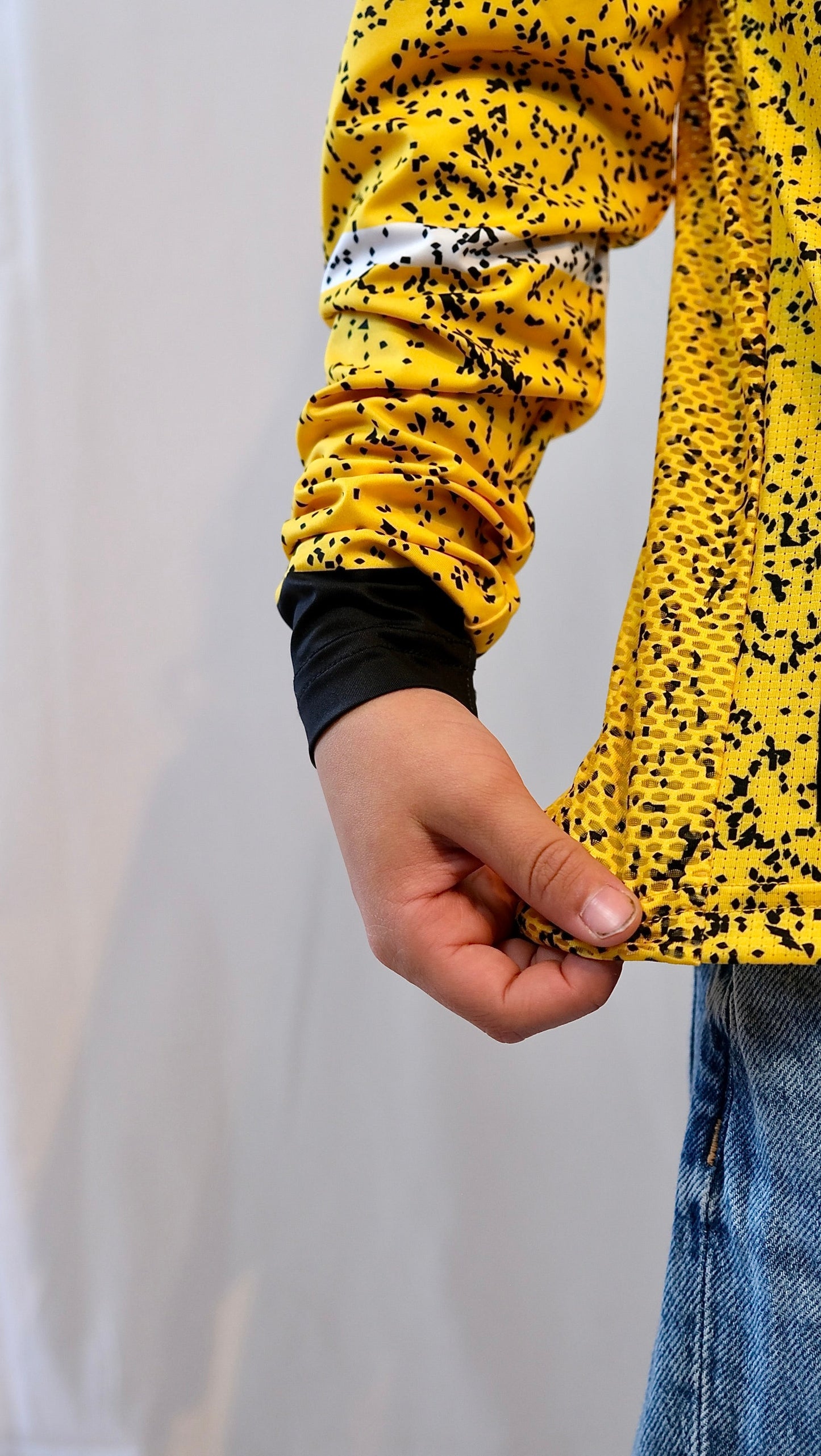 SHEESH KIDS 69er Partylaps Jersey Black&Yellow