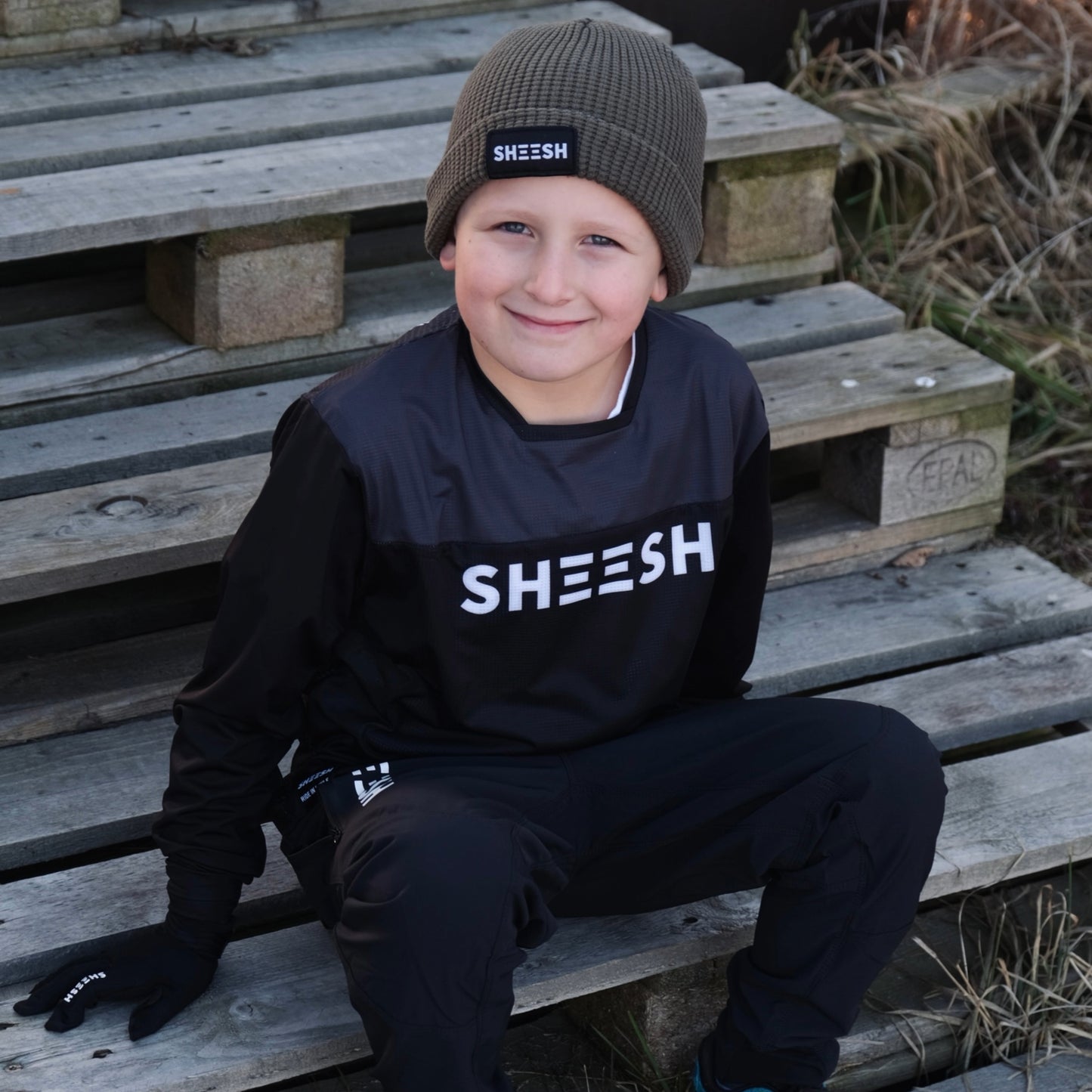 SHEESH KIDS 80's Partylaps Jersey Blackbeauty