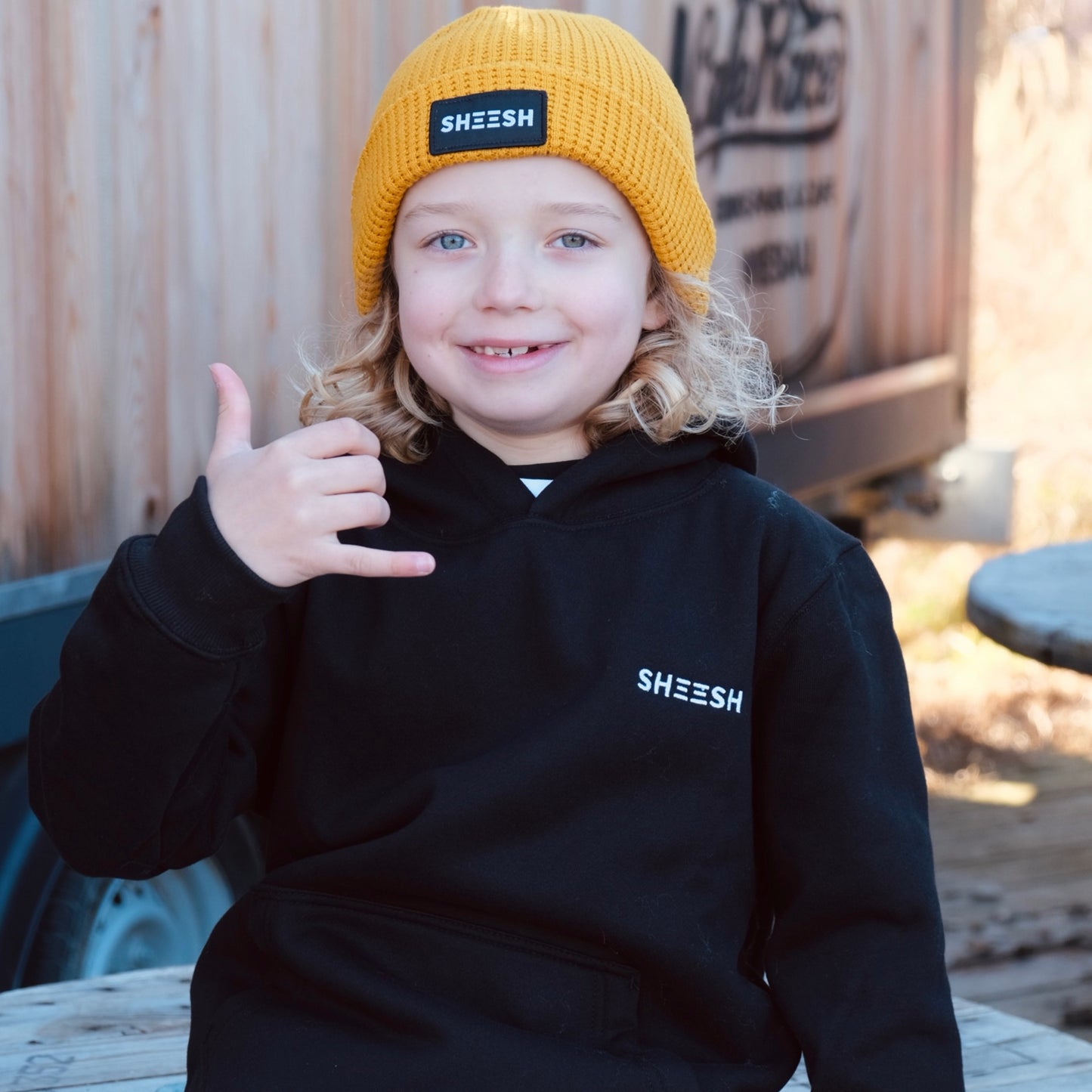 SHEESH KIDS Hoodie Blackbeauty