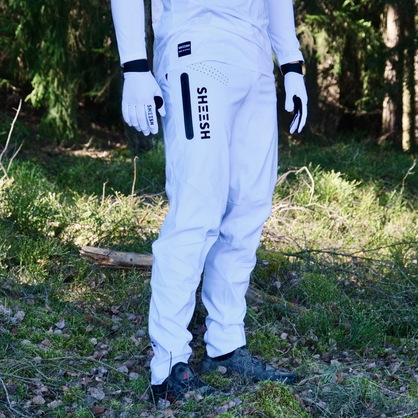 SHEESH 80's Partylaps Pants Powderwhite