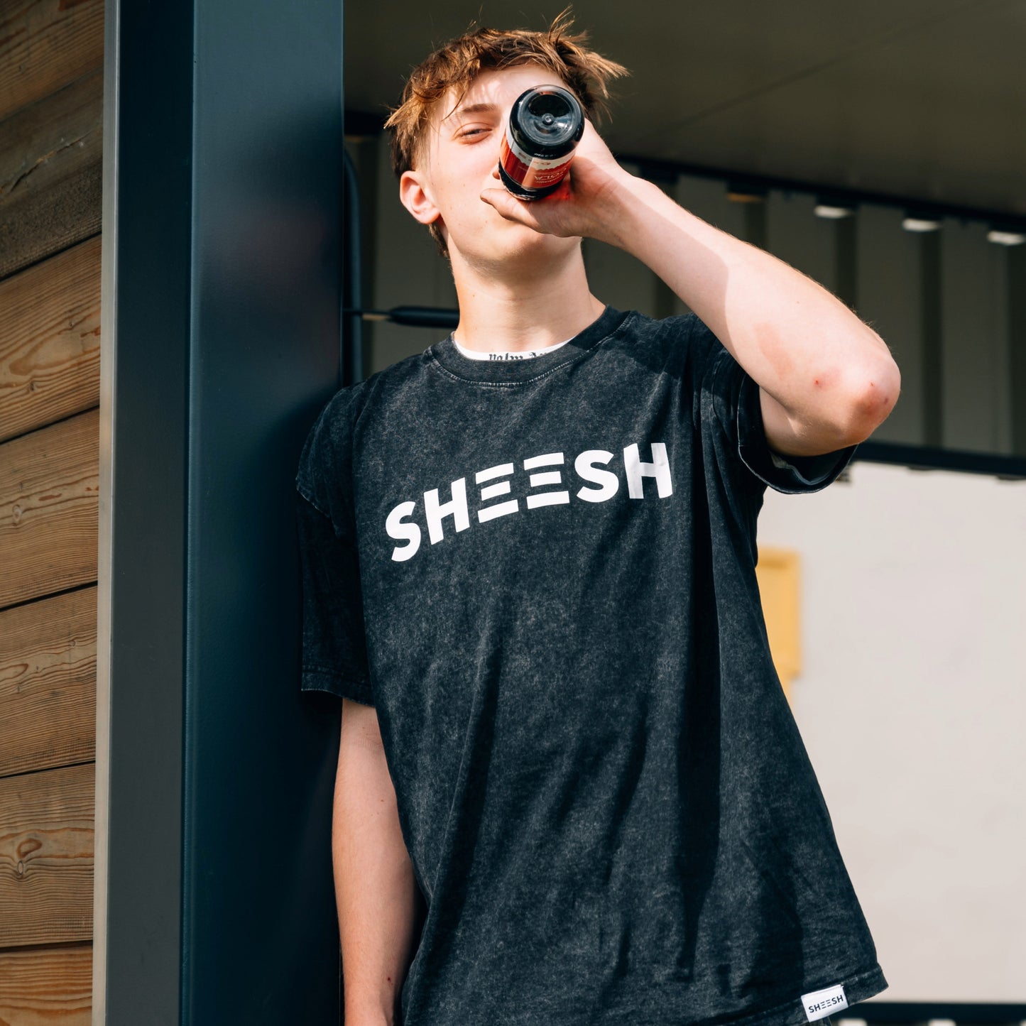 SHEESH FADE T-SHIRT Black