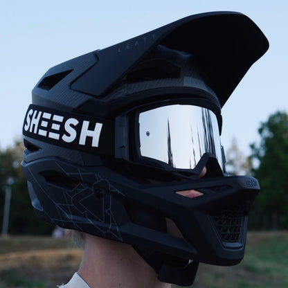 SHEESH 80's Hurricane Goggle Midnightsteel