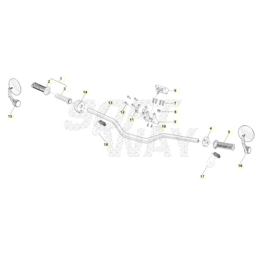 SWM BINSEN Lenker Ersatzteile