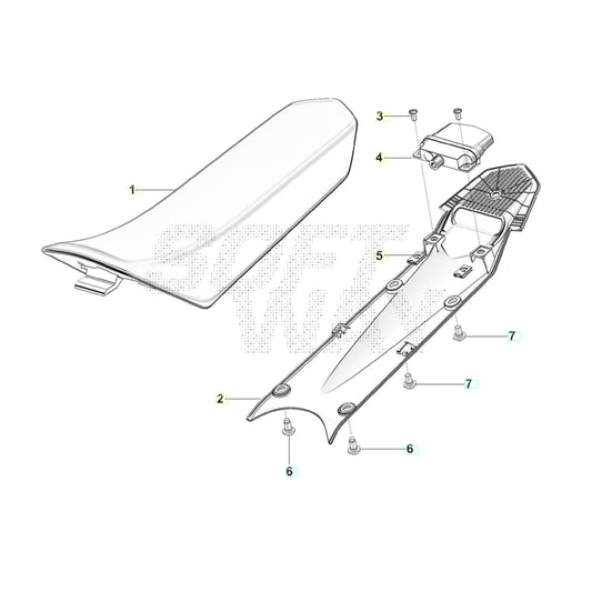 SWM BINSEN Sitzbank Ersatzteile