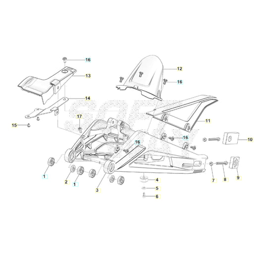 SWM BINSEN Schwinge Ersatzteile