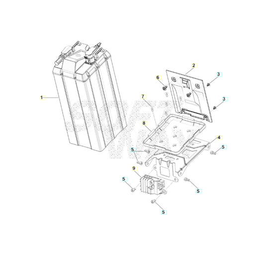 SWM BINSEN Batteriehalter Ersatzteile